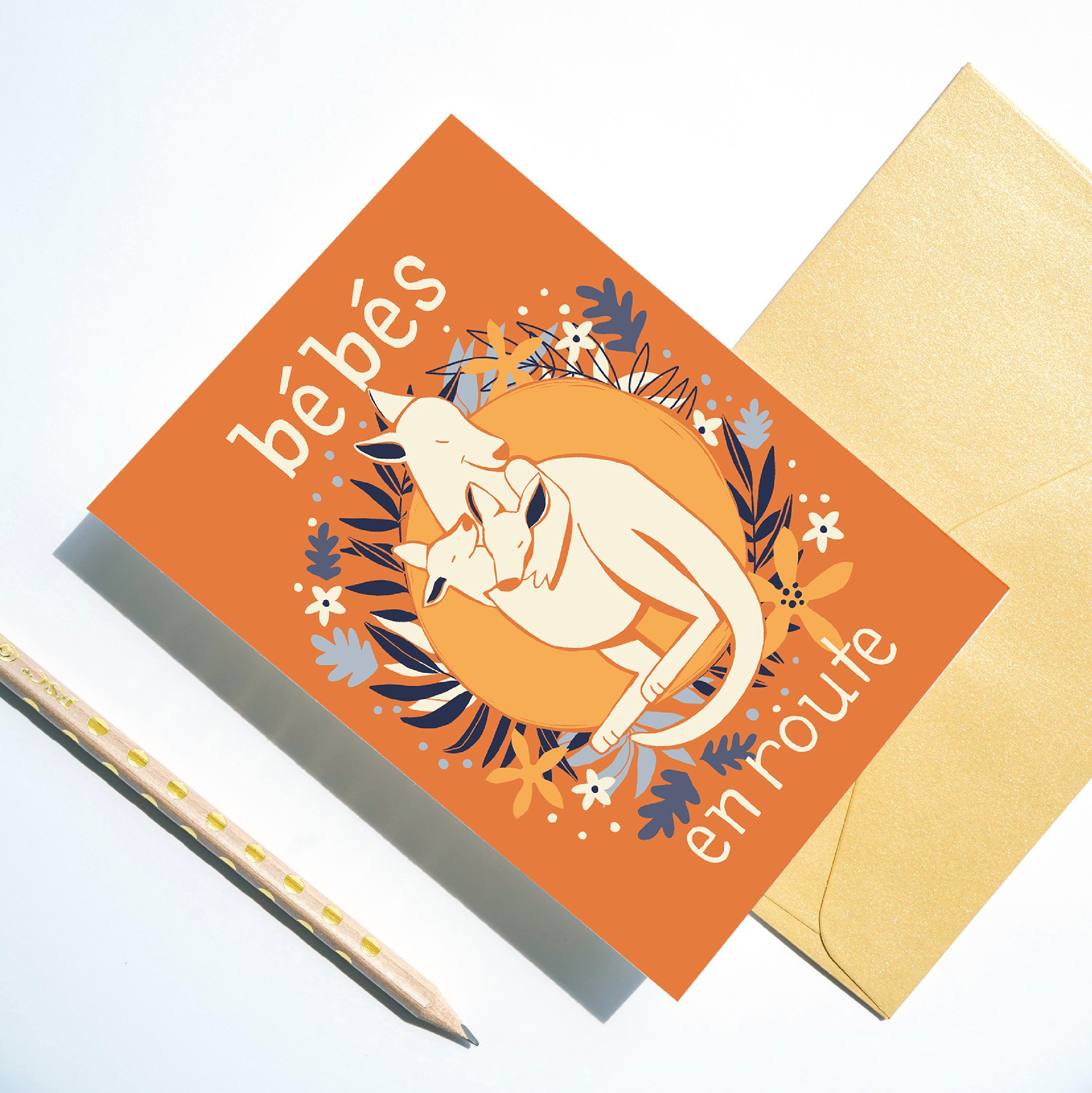 carte annonce grossesse gémellaire