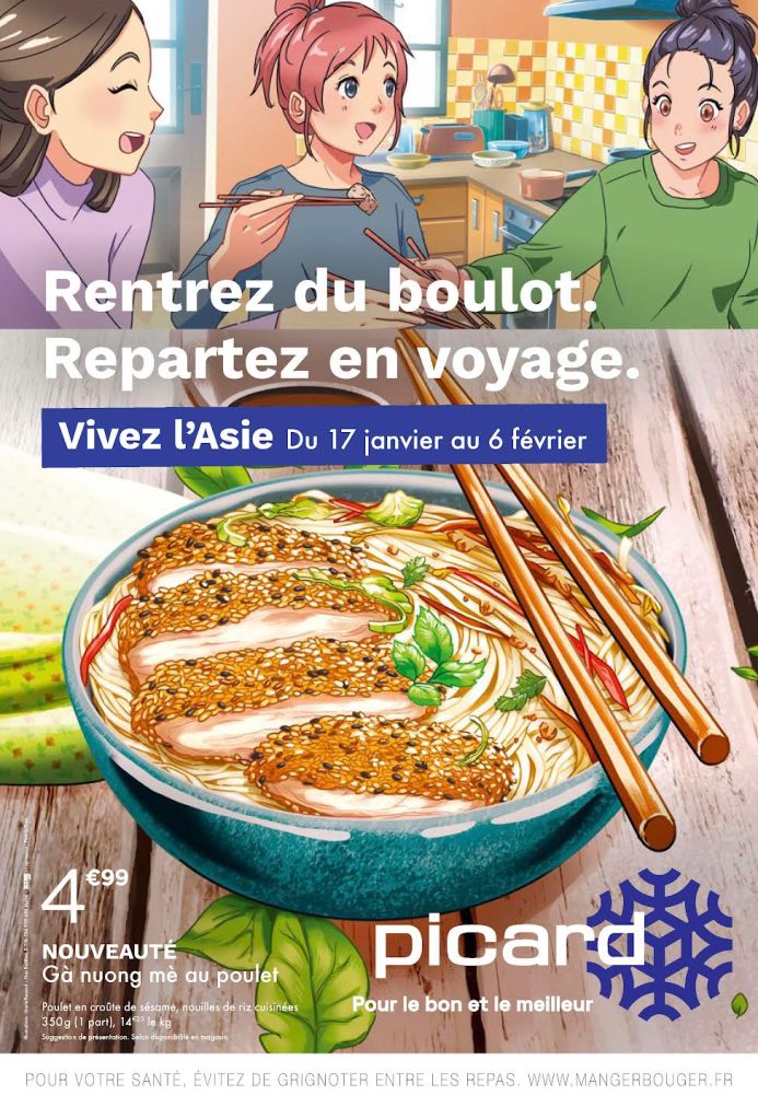 utilisation d'illustration pour de la publicité