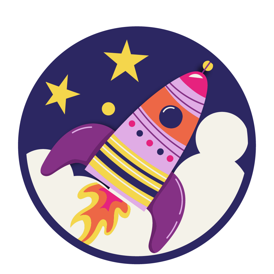 icône de marque fusée