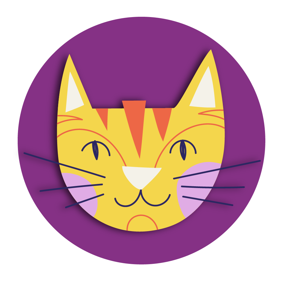 icône de marque chat