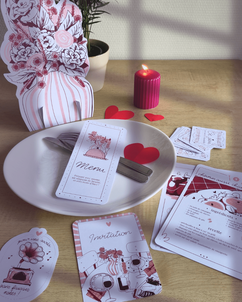 kit illustré saint valentin