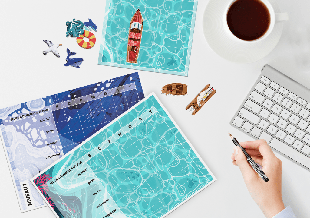 illustration jeu de société plateau