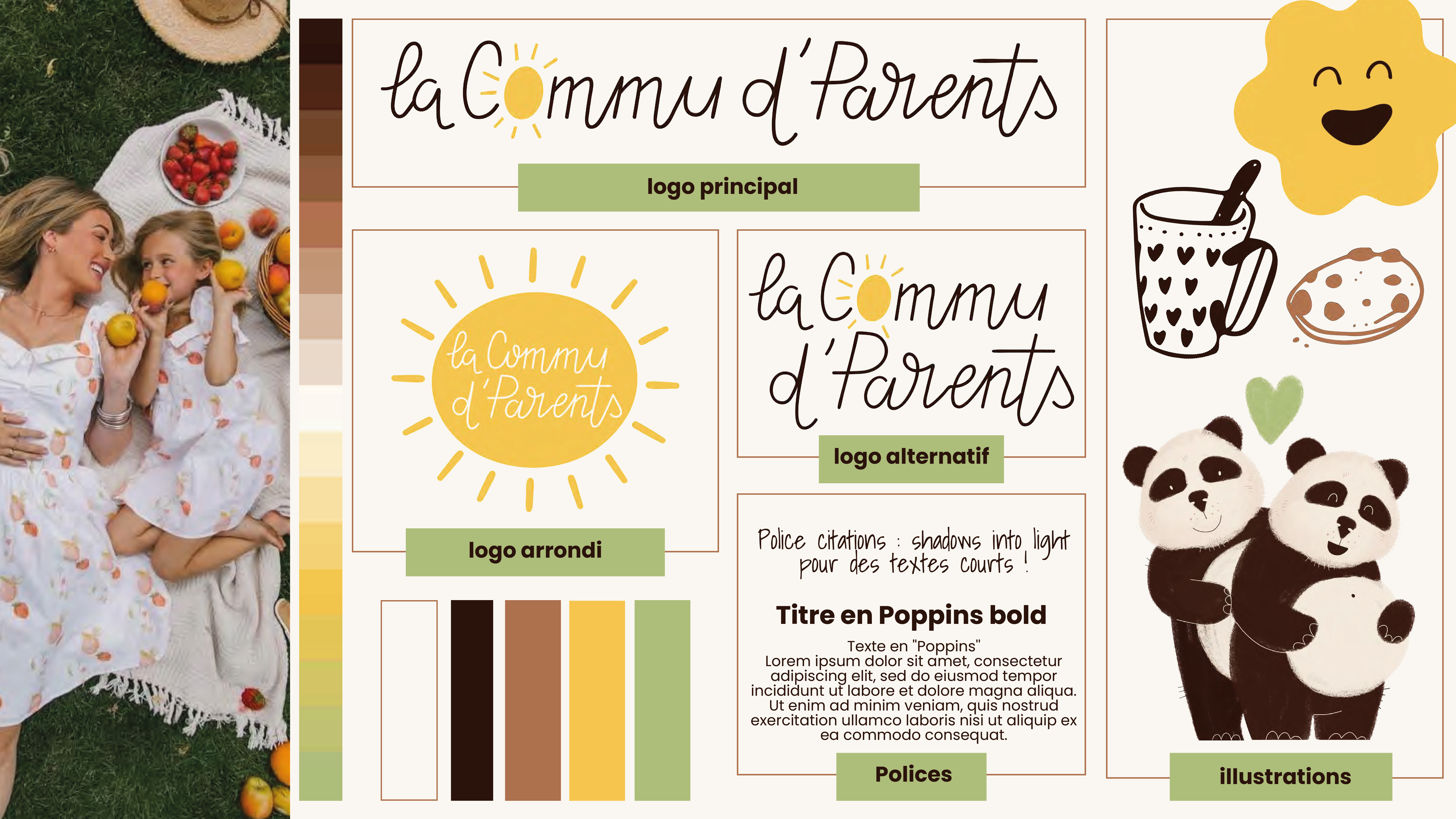 identité visuelle famille enfant