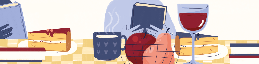 illustration food minimaliste